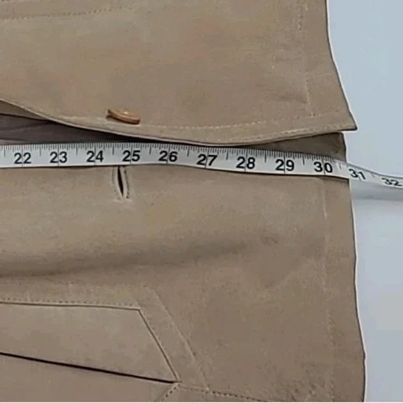 Vintage Urban Vibe Suede Leather‎ Jacket Y2K 90s Boho Hippie Fairy Sz Med - Picture 11 of 14
